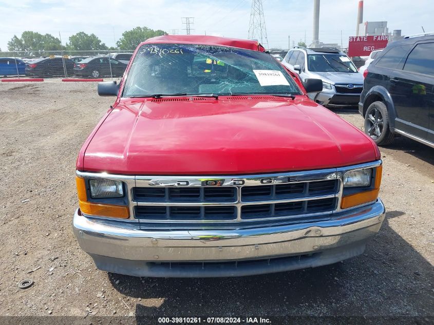 1991 Dodge Dakota VIN: 1B7FL23X1MS320847 Lot: 39810261