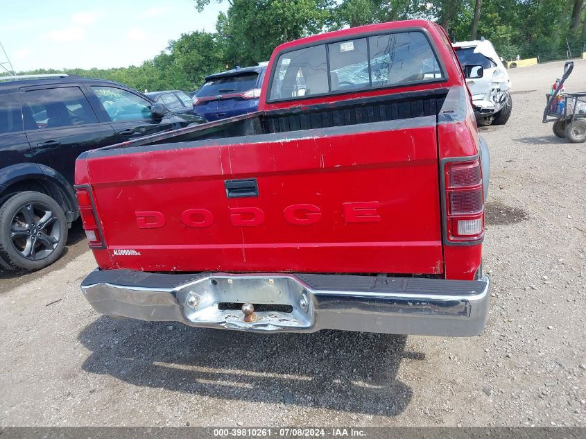 1991 Dodge Dakota VIN: 1B7FL23X1MS320847 Lot: 39810261