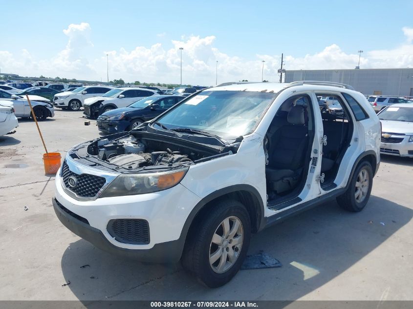 2012 Kia Sorento Lx VIN: 5XYKT4A21CG296880 Lot: 39810267