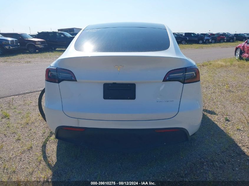 2023 Tesla Model Y Awd/Long Range Dual Motor All-Wheel Drive VIN: 7SAYGAEE5PF789673 Lot: 39810275