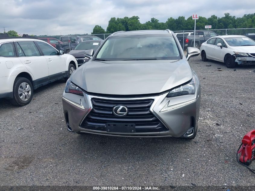 2015 Lexus Nx 200T VIN: JTJBARBZXF2001429 Lot: 39810284