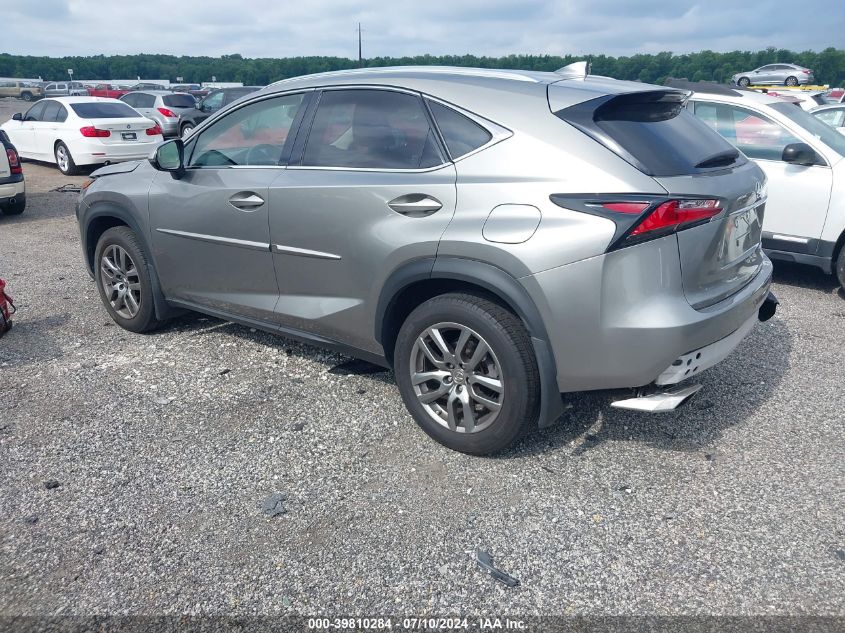 2015 Lexus Nx 200T VIN: JTJBARBZXF2001429 Lot: 39810284