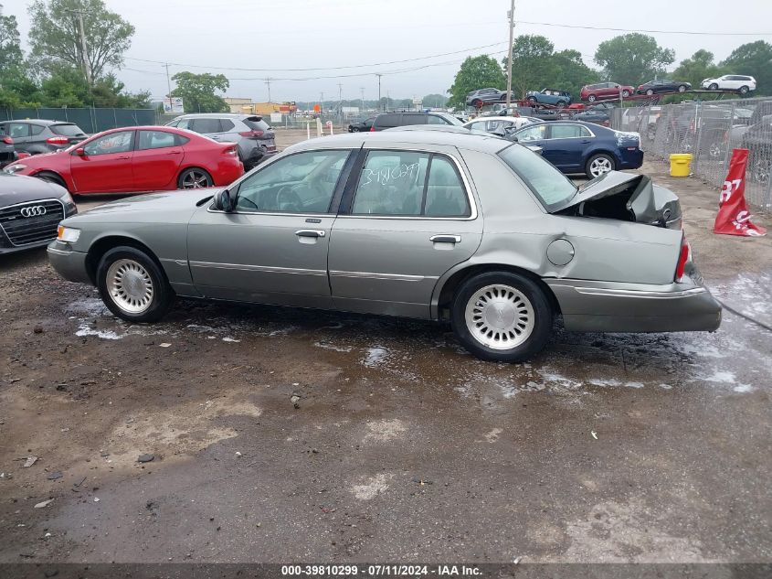1999 Mercury Grand Marquis Ls VIN: 2MEFM75W7XX663497 Lot: 39810299