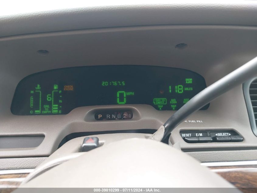 1999 Mercury Grand Marquis Ls VIN: 2MEFM75W7XX663497 Lot: 39810299