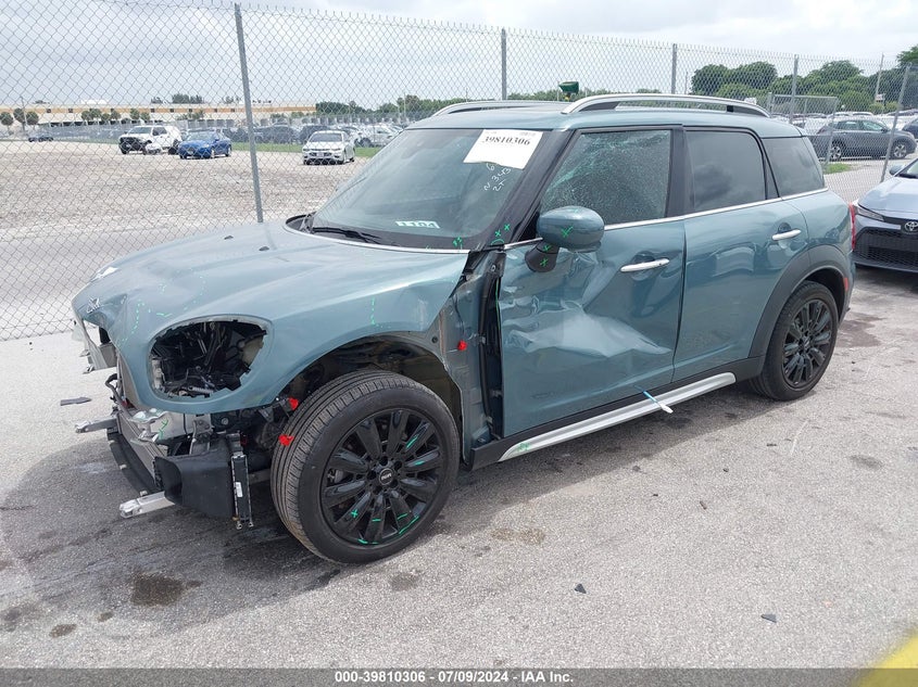 2022 Mini Countryman S Countryman VIN: WMZ53BR04N3N34314 Lot: 39810306
