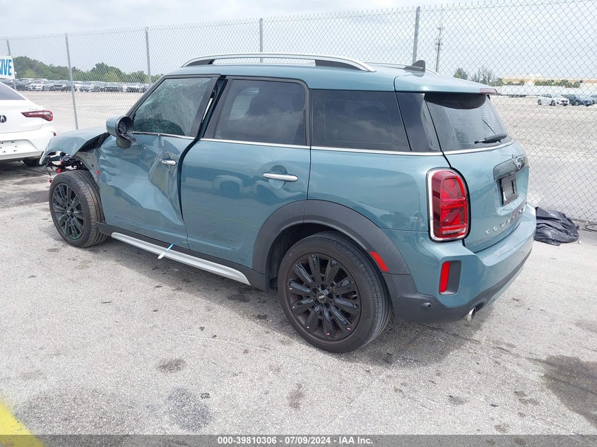2022 Mini Countryman S Countryman VIN: WMZ53BR04N3N34314 Lot: 39810306
