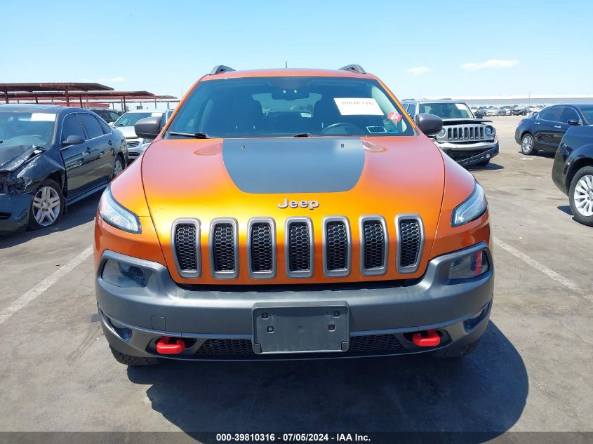 2014 Jeep Cherokee Trailhawk VIN: 1C4PJMBS7EW276195 Lot: 39810316