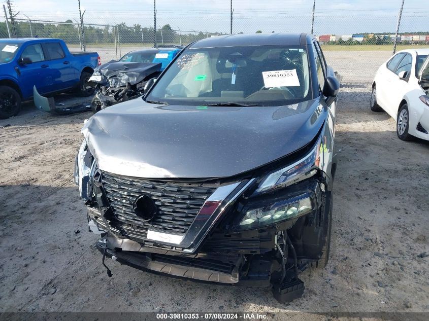 2021 Nissan Rogue S Intelligent Awd VIN: JN8AT3AB5MW202725 Lot: 39810353