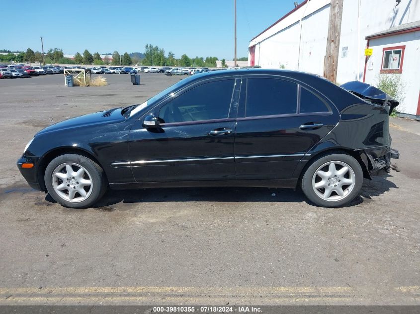 2004 Mercedes-Benz C 240 4Matic VIN: WDBRF81JX4F462160 Lot: 39810355