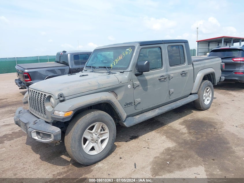 VIN 1C6HJTAG2ML507197 2021 JEEP GLADIATOR SPORT S 4X4