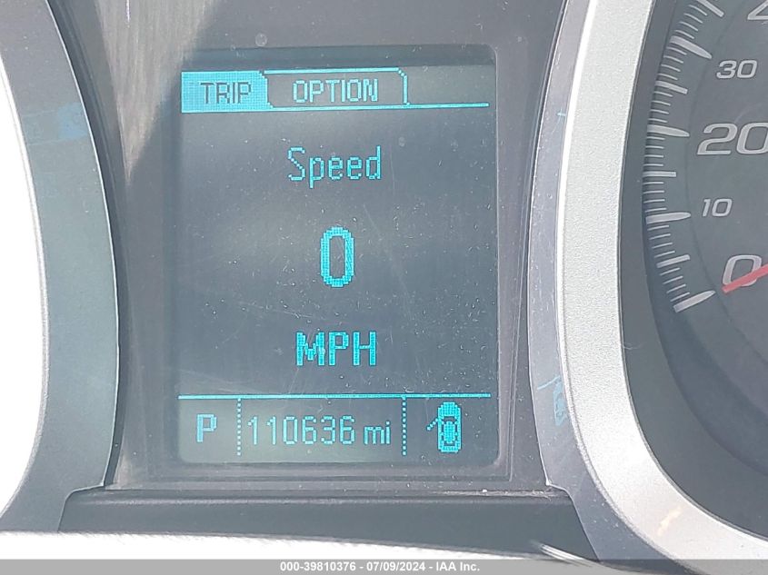 2015 Chevrolet Equinox 2Lt VIN: 2GNALCEK9F6221787 Lot: 39810376