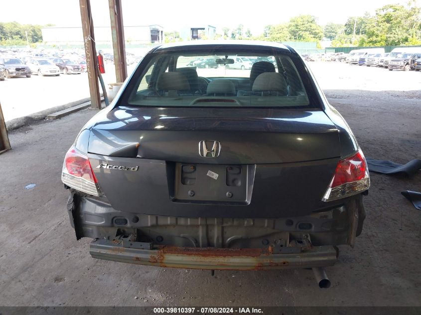 2010 Honda Accord 2.4 Lx VIN: 1HGCP2F35AA051304 Lot: 39810397