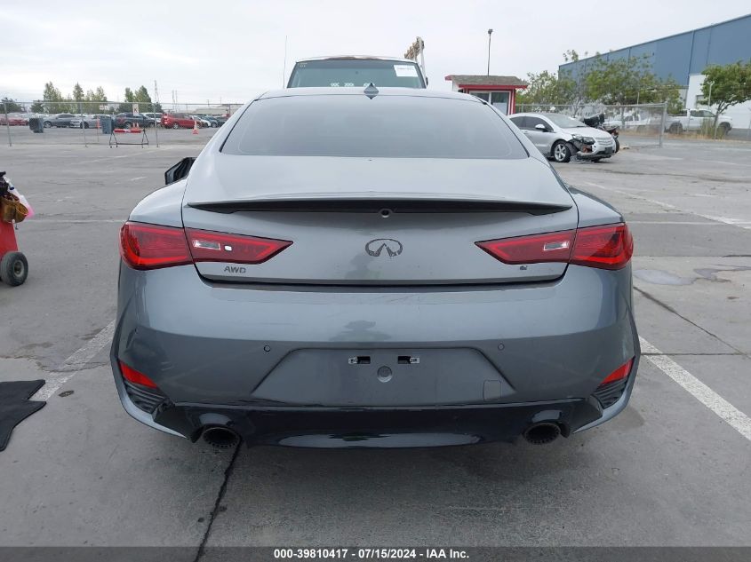 2018 Infiniti Q60 3.0T Red Sport 400 VIN: JN1FV7EL7JM631431 Lot: 39810417