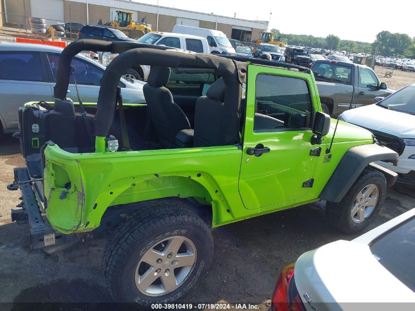 2012 Jeep Wrangler Sport VIN: 1C4GJWAG3CL237904 Lot: 39810419