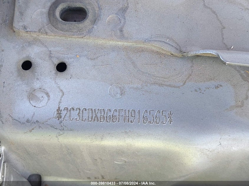 2015 Dodge Charger Se VIN: 2C3CDXBG6FH916565 Lot: 39810433