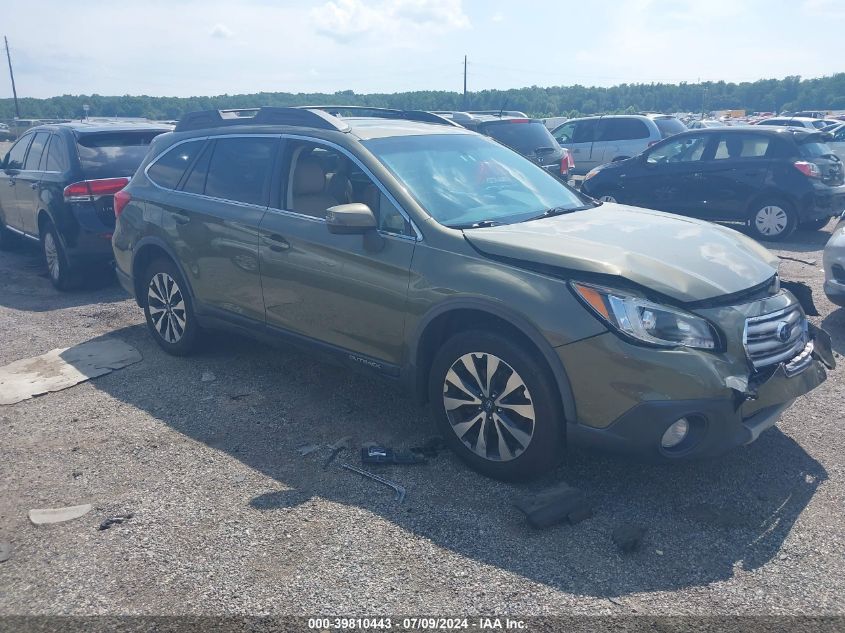 2015 Subaru Outback 2.5I Limited VIN: 4S4BSALC3F3258921 Lot: 39810443