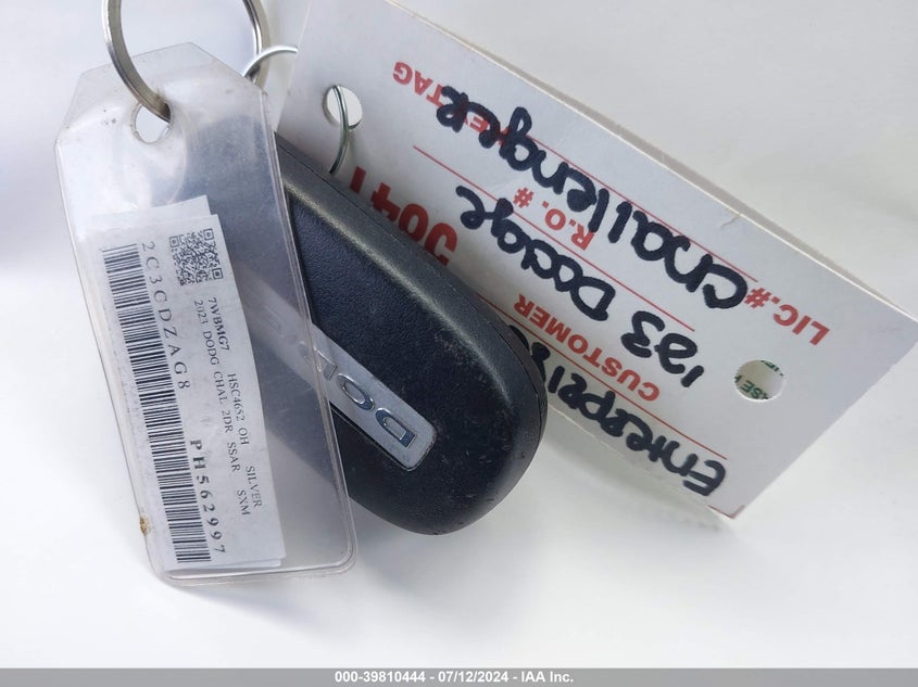 2023 Dodge Challenger Sxt VIN: 2C3CDZAG8PH562997 Lot: 39810444