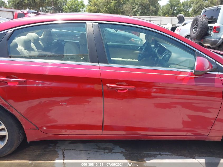 2015 Hyundai Sonata Se VIN: 5NPE24AF5FH244457 Lot: 39810451