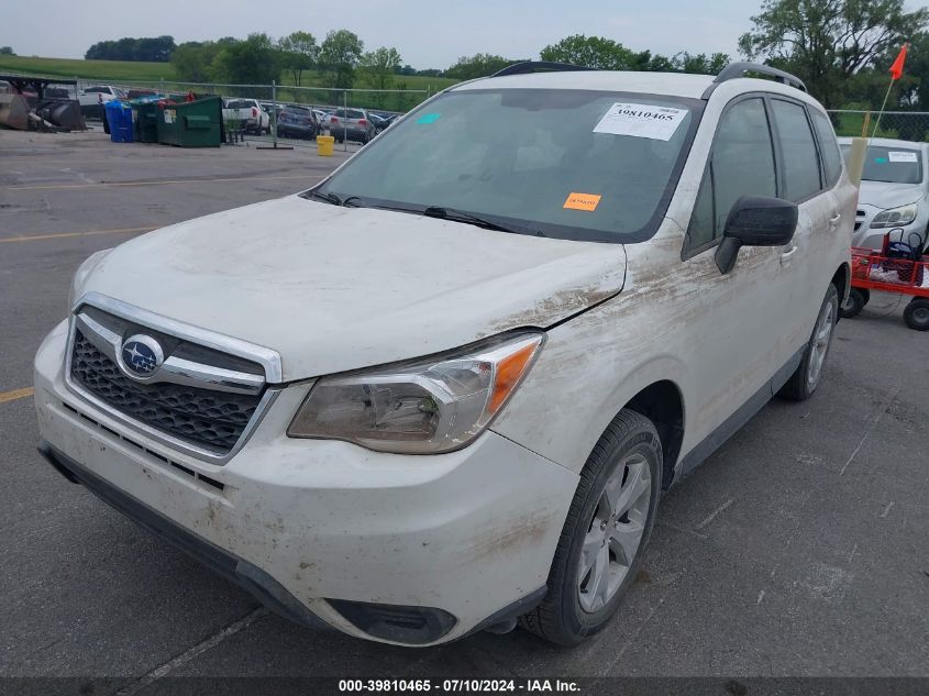 2016 Subaru Forester 2.5I VIN: JF2SJABC0GH432507 Lot: 39810465