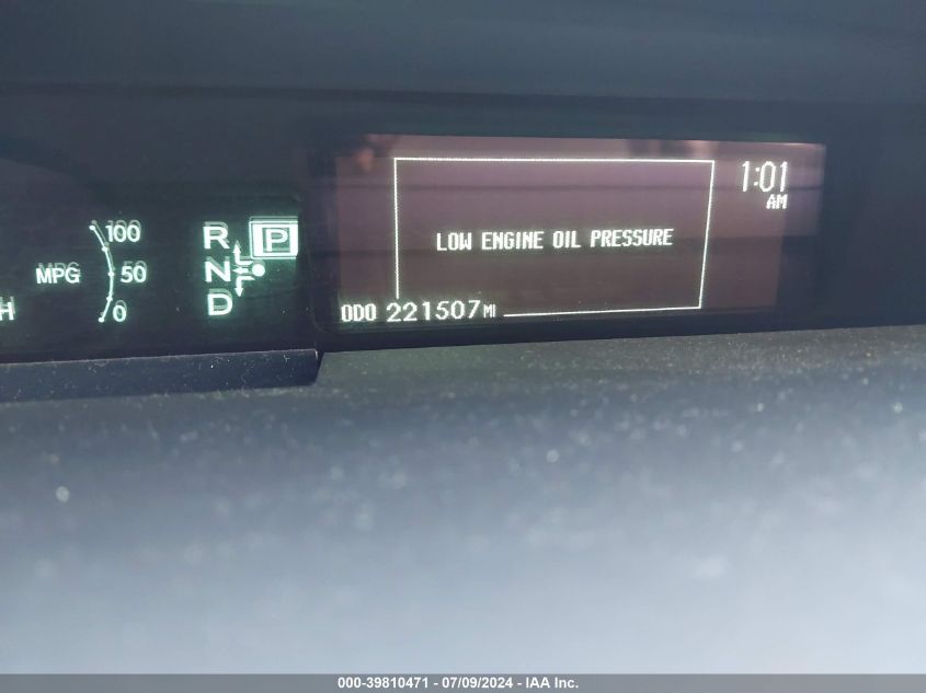 2010 Toyota Prius Iii VIN: JTDKN3DU6A0140919 Lot: 39810471