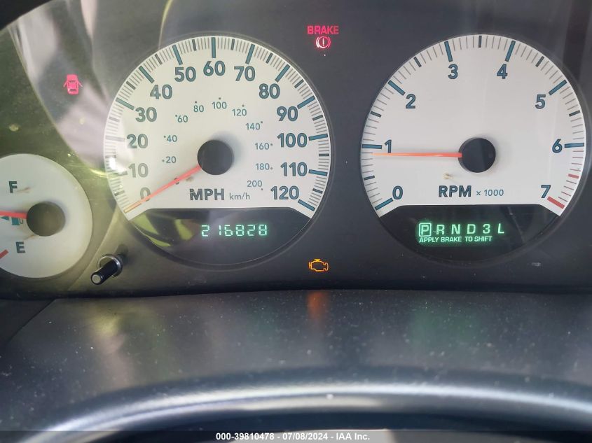 2005 Dodge Caravan Sxt VIN: 1D4GP45R35B141474 Lot: 39810478