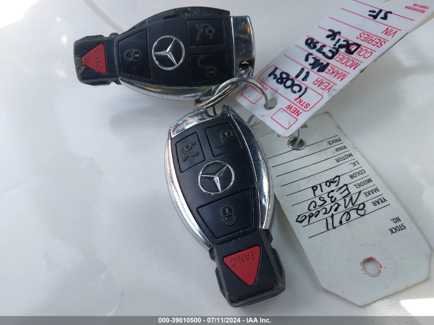 2011 Mercedes-Benz E 350 E 350 Sport VIN: WDDHF5GB7BA498206 Lot: 39810500