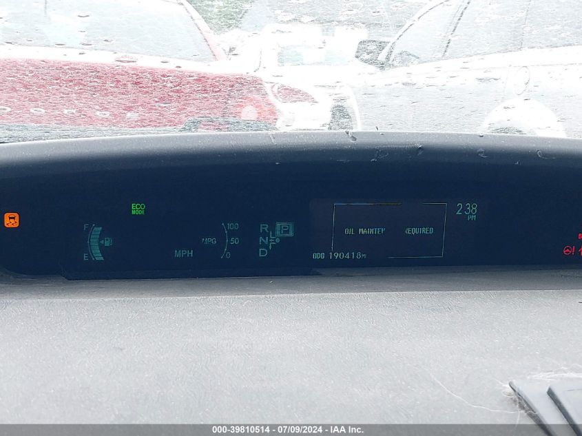 2011 Toyota Prius Two VIN: JTDKN3DU8B1477667 Lot: 39810514