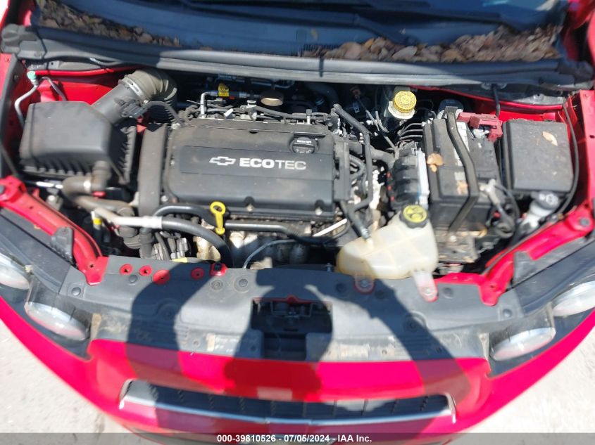 2013 Chevrolet Sonic Lt Auto VIN: 1G1JC6SG7D4203645 Lot: 39810526