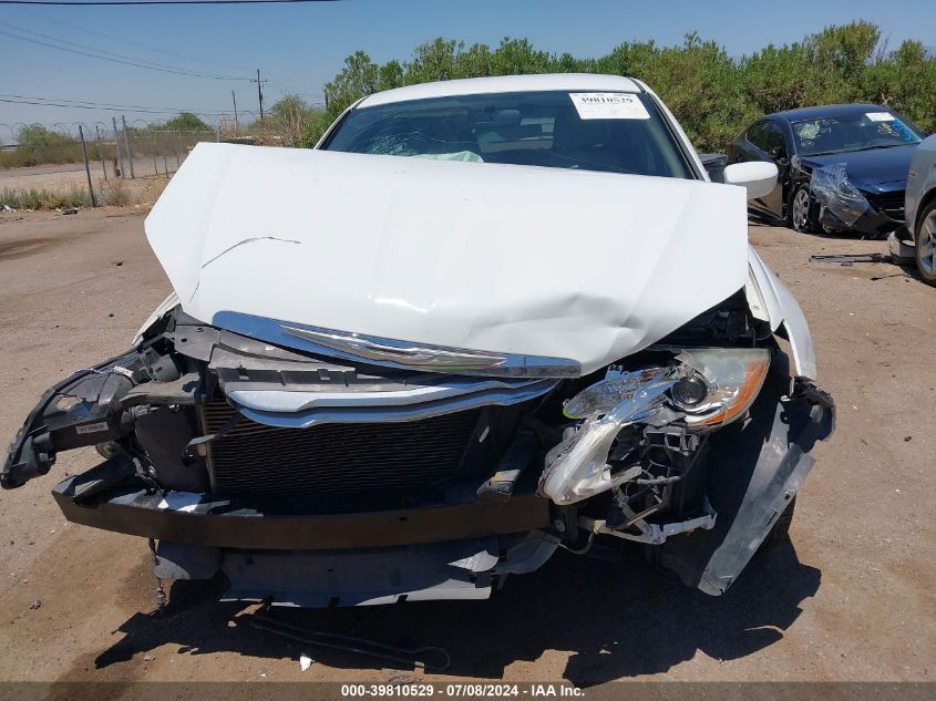 2012 Chrysler 200 Lx VIN: 1C3CCBAB1CN222588 Lot: 39810529