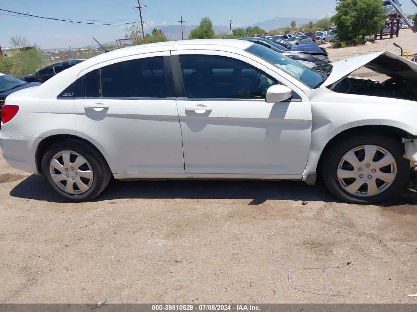 2012 Chrysler 200 Lx VIN: 1C3CCBAB1CN222588 Lot: 39810529