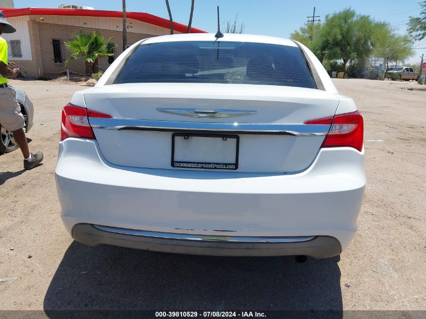 2012 Chrysler 200 Lx VIN: 1C3CCBAB1CN222588 Lot: 39810529