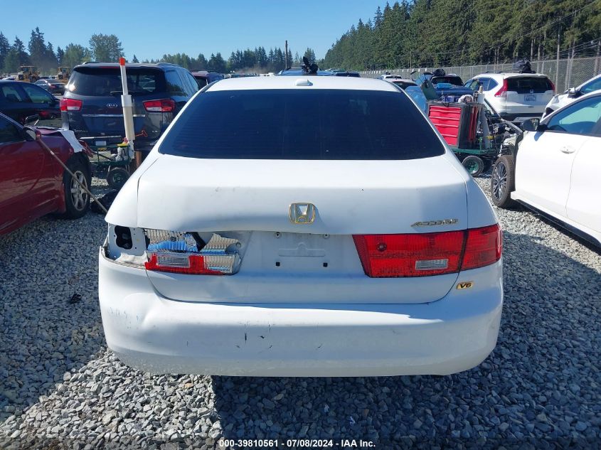 2005 Honda Accord 3.0 Ex VIN: 1HGCM66565A017802 Lot: 39810561