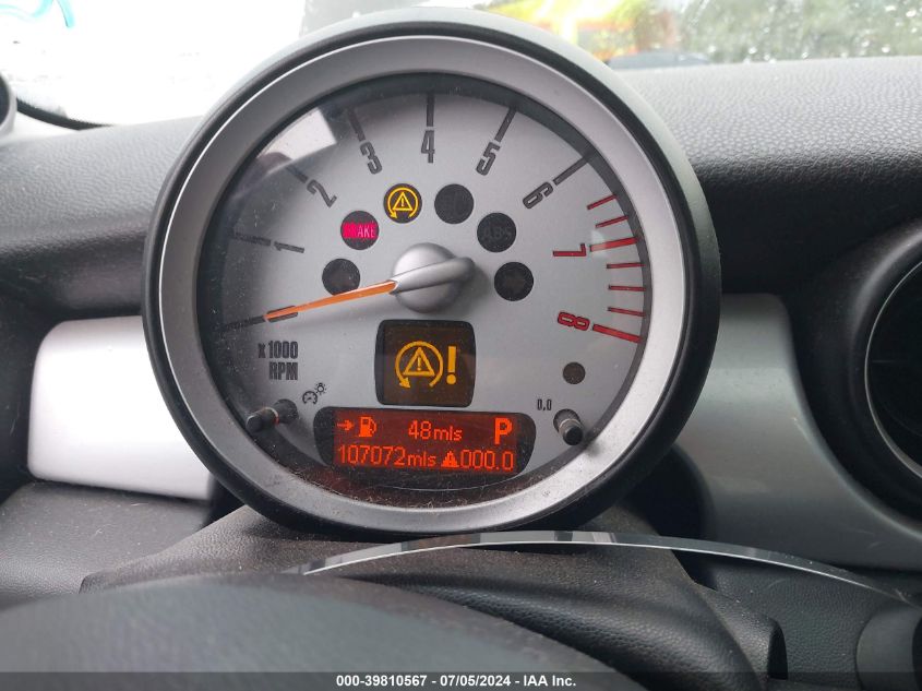 2007 Mini Cooper S VIN: WMWMF73557TL90941 Lot: 39810567