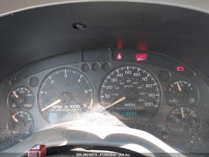 2003 Chevrolet Blazer VIN: 1GNDT13X33K105171 Lot: 39810574