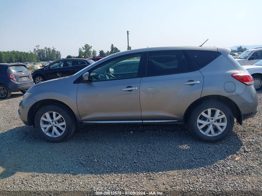 2012 Nissan Murano S VIN: JN8AZ1MW0CW232635 Lot: 39810575