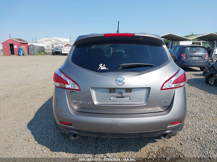 2012 Nissan Murano S VIN: JN8AZ1MW0CW232635 Lot: 39810575