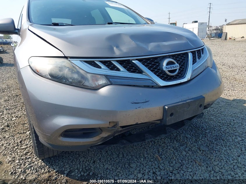 2012 Nissan Murano S VIN: JN8AZ1MW0CW232635 Lot: 39810575