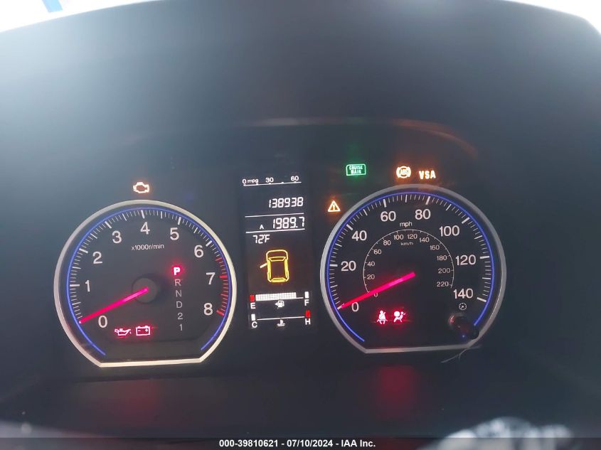 2009 Honda Cr-V Ex-L VIN: 5J6RE387X9L020421 Lot: 39810621