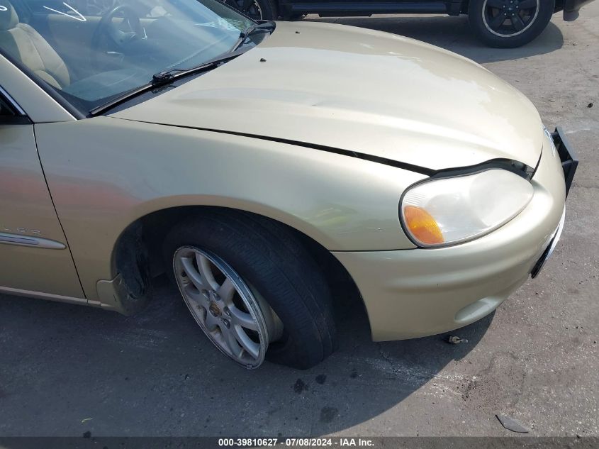 2001 Chrysler Sebring Lx VIN: 4C3AG42H01E107888 Lot: 39810627