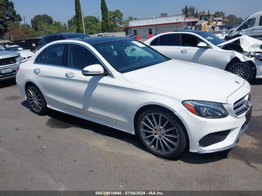 55SWF4JB9HU187962 2017 MERCEDES-BENZ C CLASS - Image 1