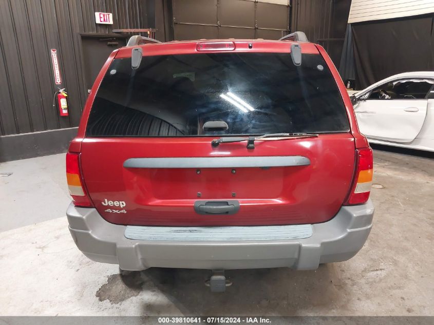 2002 Jeep Grand Cherokee Laredo VIN: 1J4GW48S22C295737 Lot: 39810641