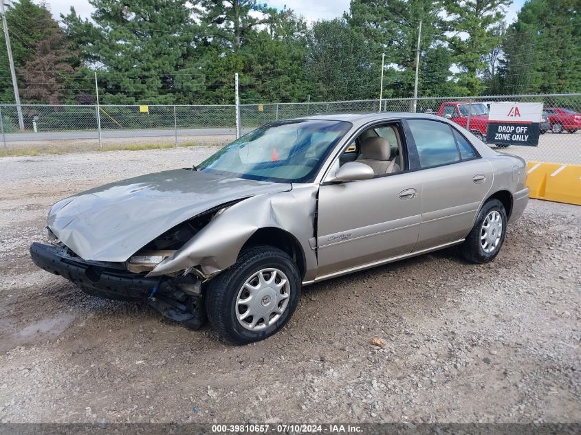 2000 Buick Century Custom VIN: 2G4WS52J2Y1143843 Lot: 39810657