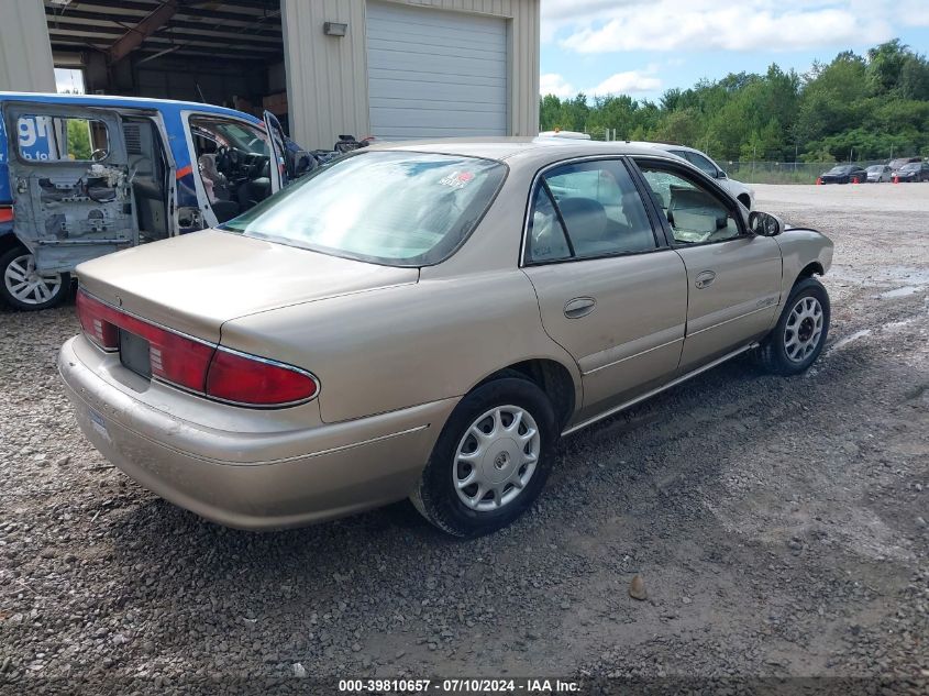 2000 Buick Century Custom VIN: 2G4WS52J2Y1143843 Lot: 39810657