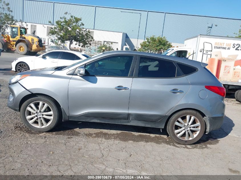 2013 Hyundai Tucson Gls/Limited VIN: KM8JU3AC7DU684901 Lot: 39810679