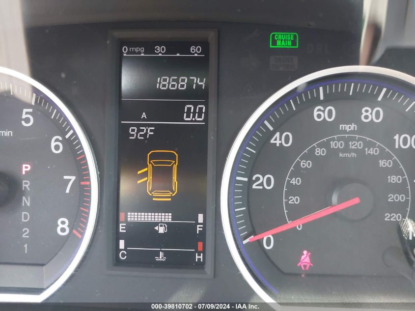 2009 Honda Cr-V Exl VIN: 5J6RE48749L005404 Lot: 39810702