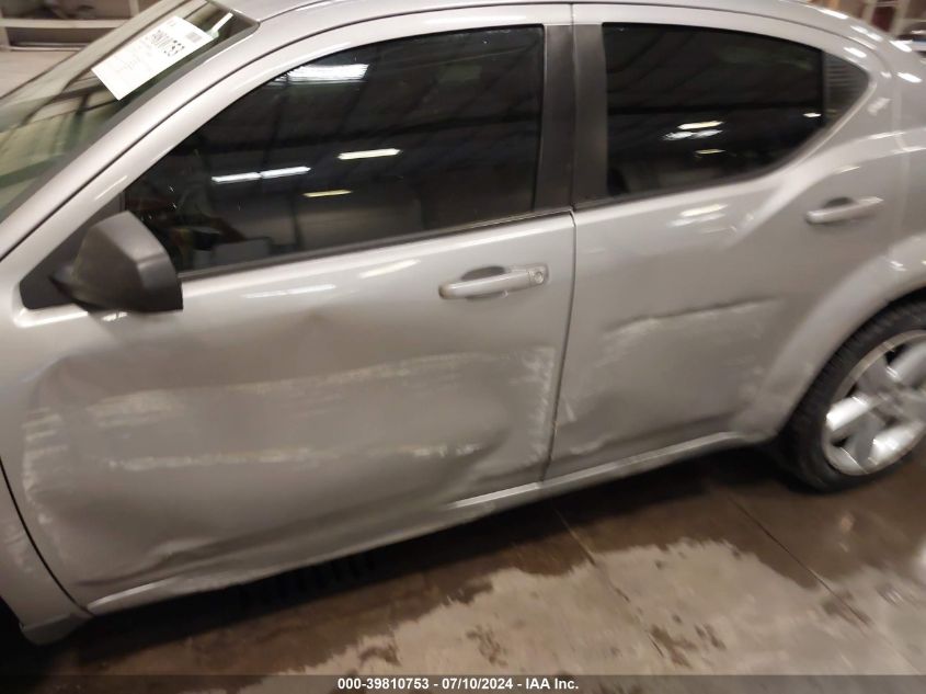 2013 Dodge Avenger Se VIN: 1C3CDZAB7DN657705 Lot: 39810753