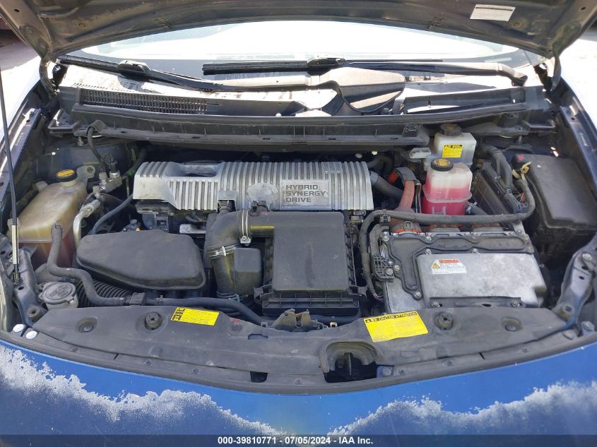 2010 Toyota Prius Iv VIN: JTDKN3DU6A0017685 Lot: 39810771