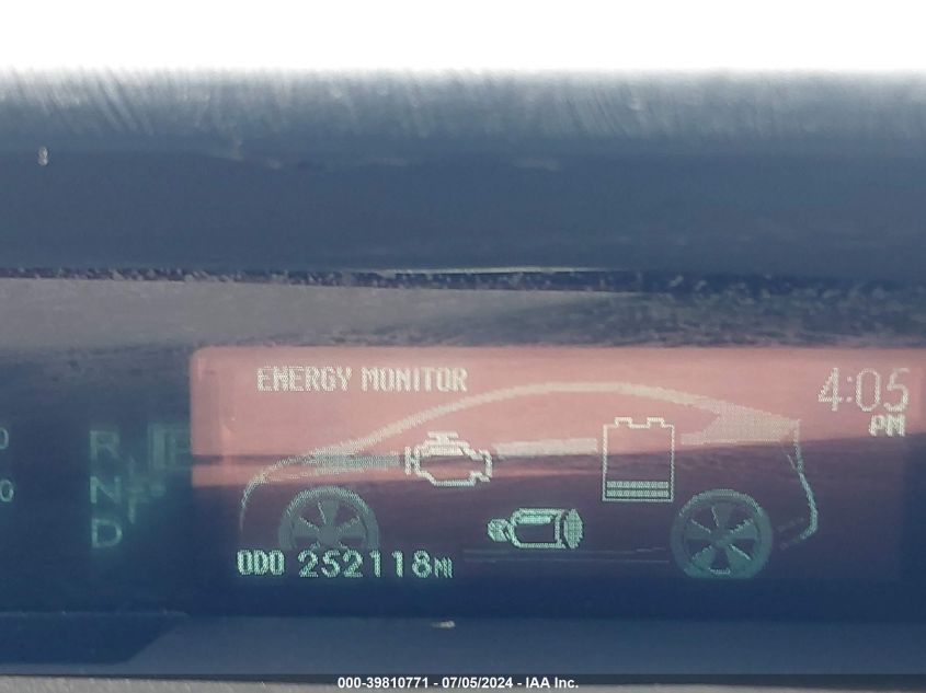 2010 Toyota Prius Iv VIN: JTDKN3DU6A0017685 Lot: 39810771