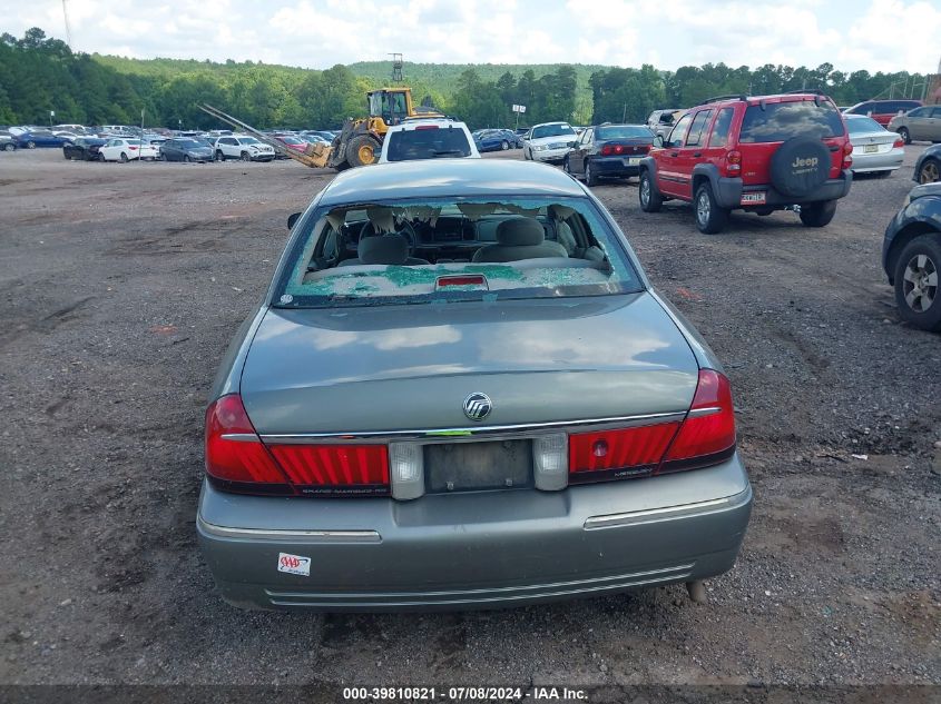 1998 Mercury Grand Marquis Gs VIN: 2MEFM74W0WX650154 Lot: 39810821