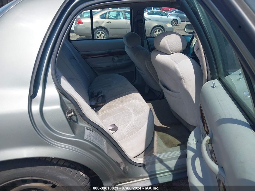 1998 Mercury Grand Marquis Gs VIN: 2MEFM74W0WX650154 Lot: 39810821